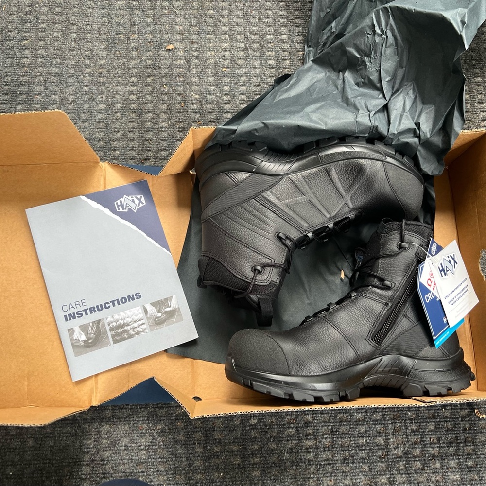 Haix Women’s Black Eagle 55 Mid Safety Boots brand new